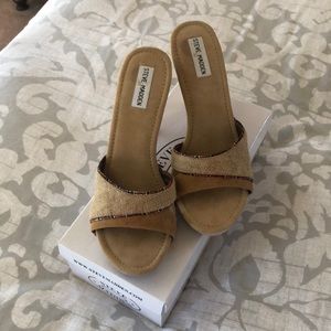 Steve Madden Wood Sole Heels